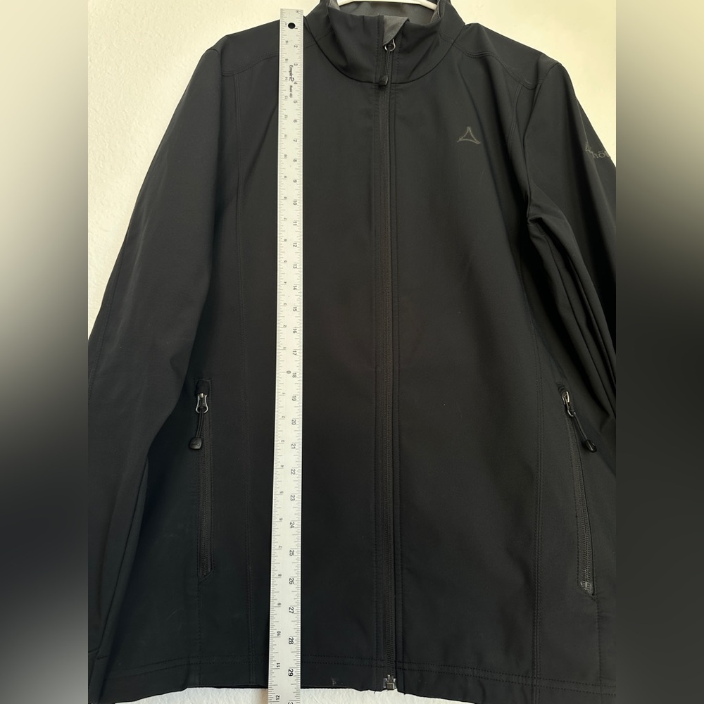 Schöffel Men’s soft-shell jacket full zip size Large black - Picture 10 of 11